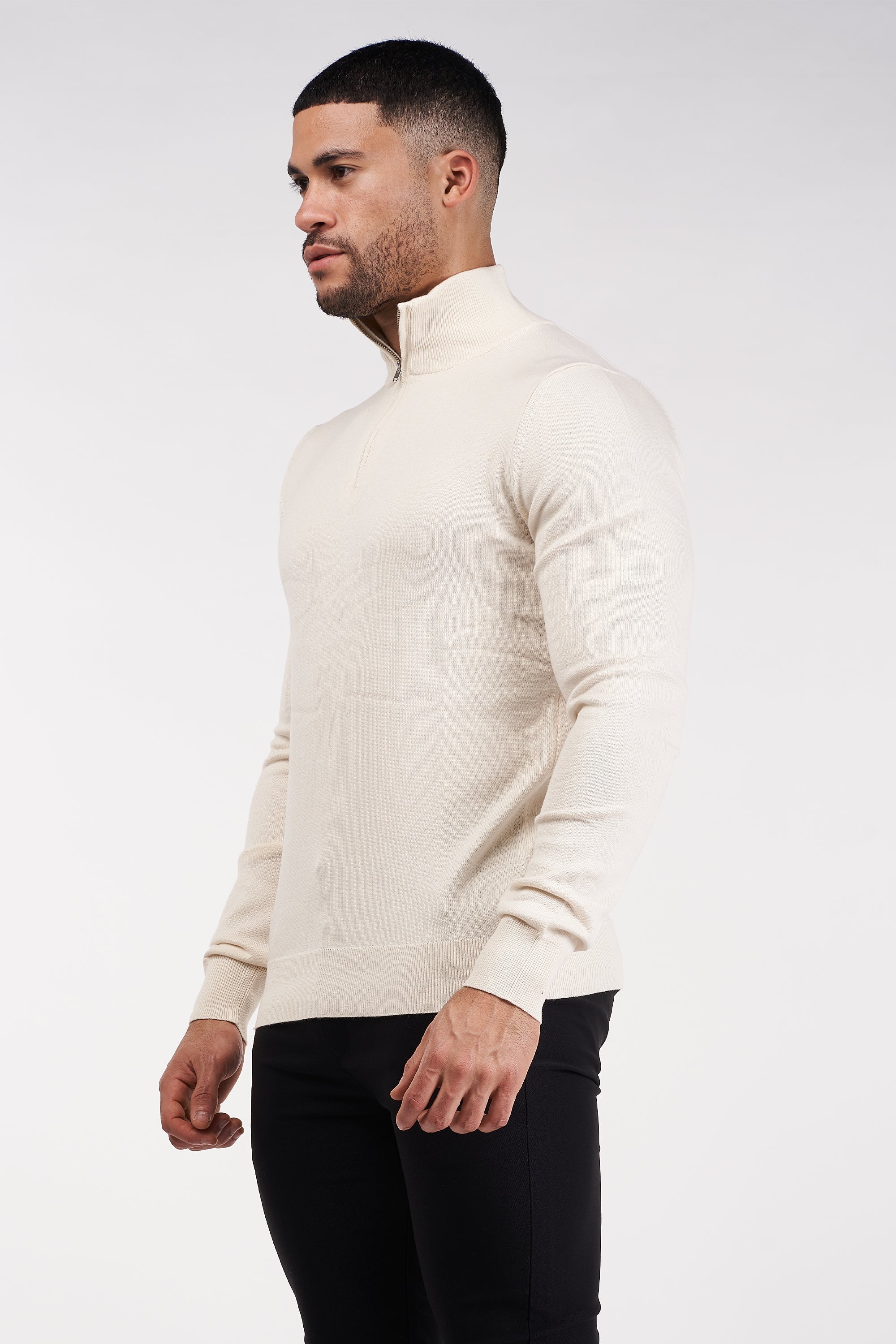 Suéter de punto de merino de cuello alto Forth