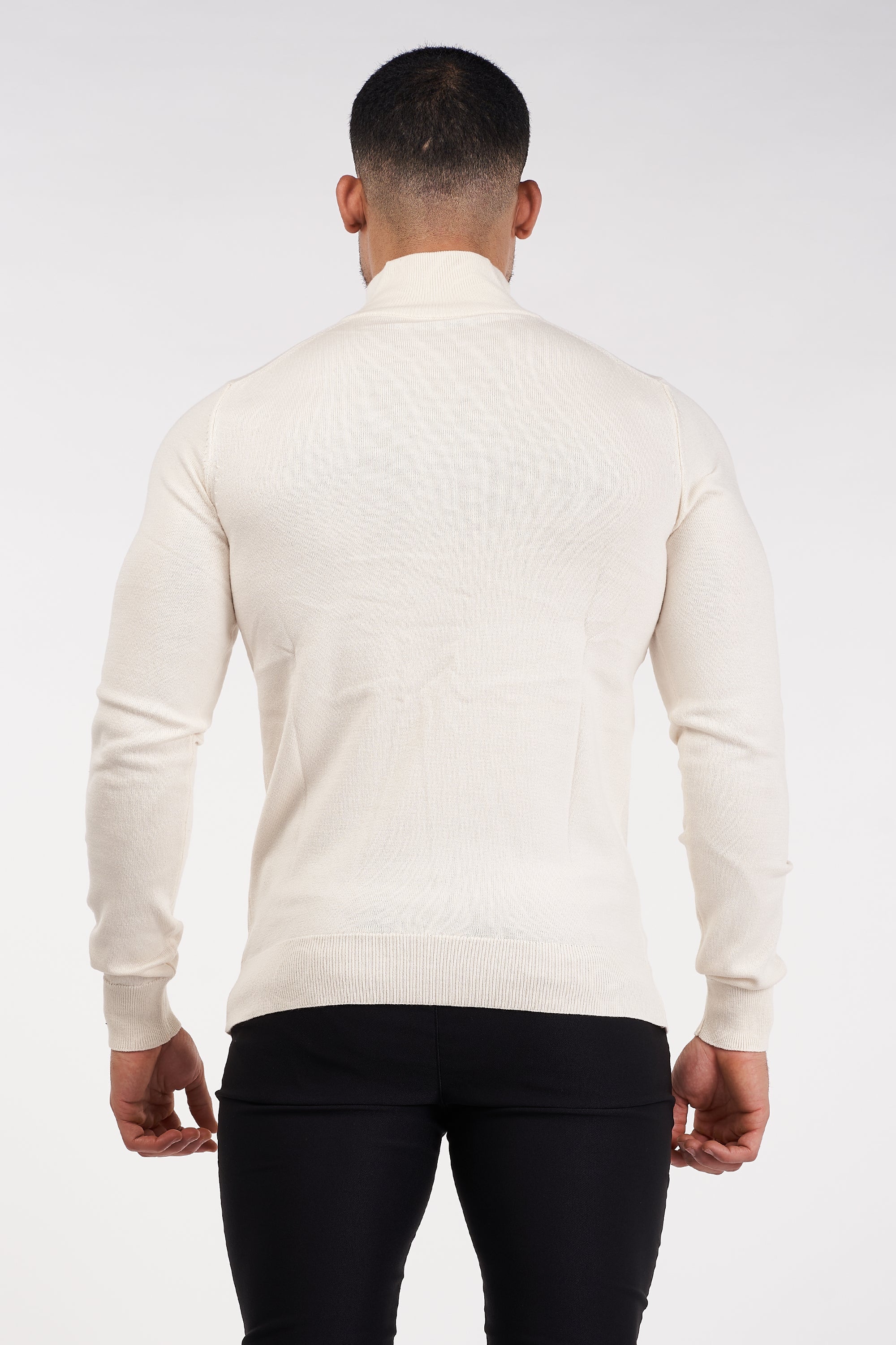 Suéter de punto de merino de cuello alto Forth