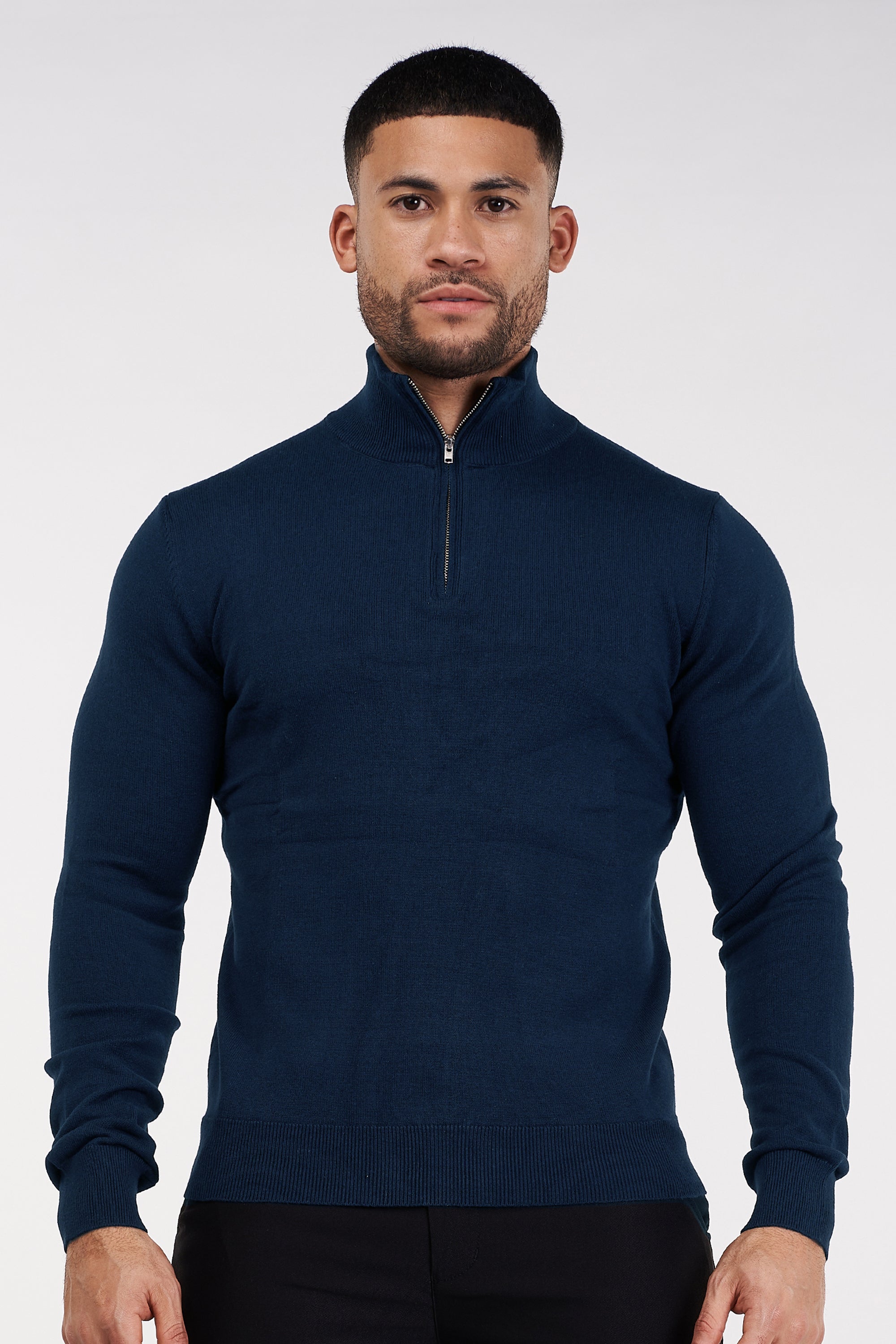 Suéter de punto de merino de cuello alto Forth