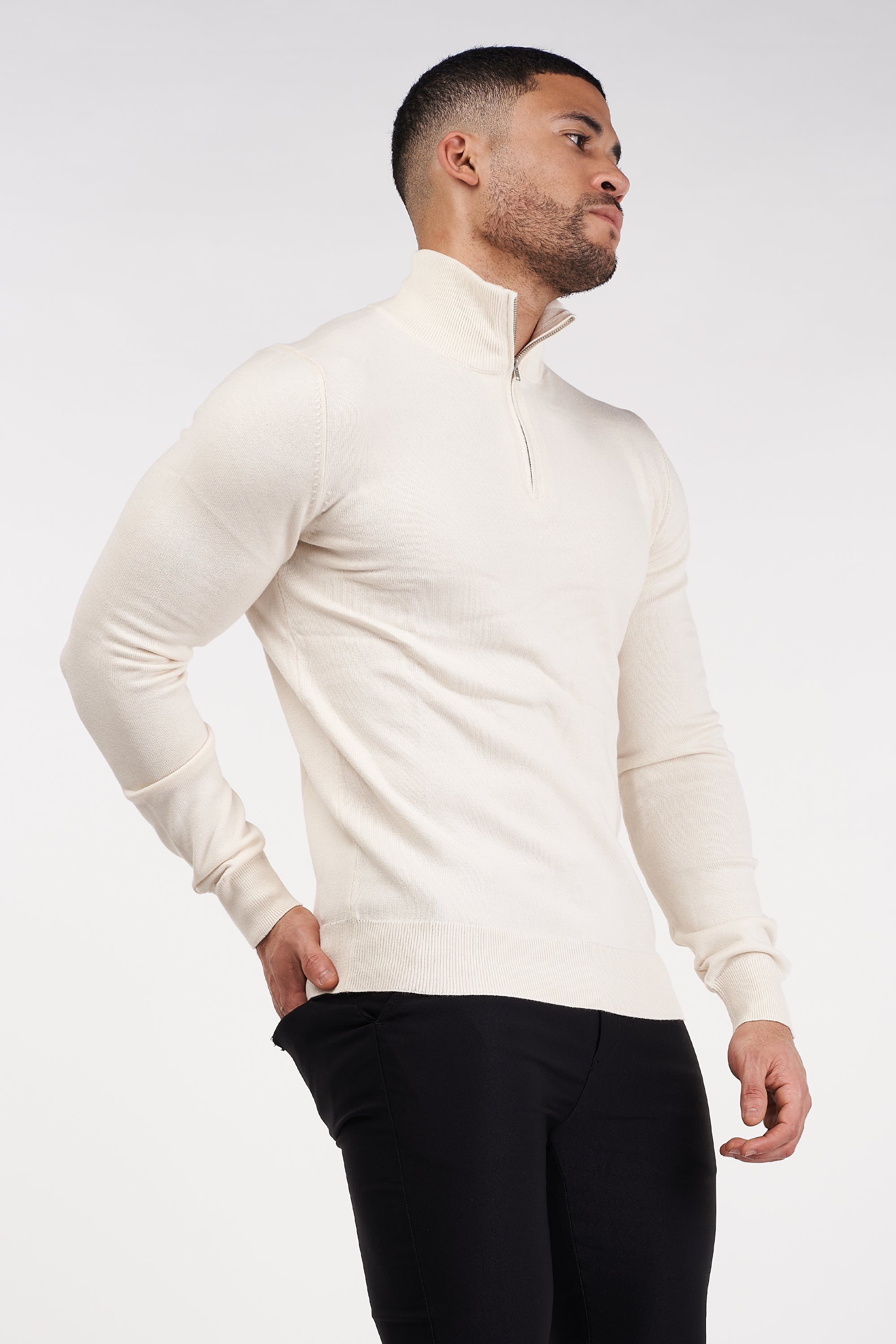 Suéter de punto de merino de cuello alto Forth