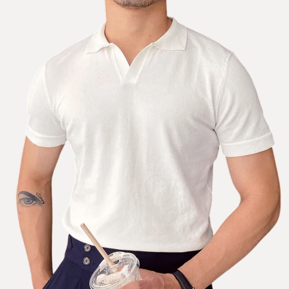 Polo de punto para hombre de Charlie Forth