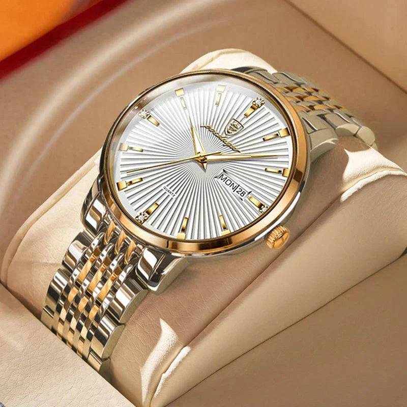 Reloj Poedagar Tempus para hombre | Pulsera de acero