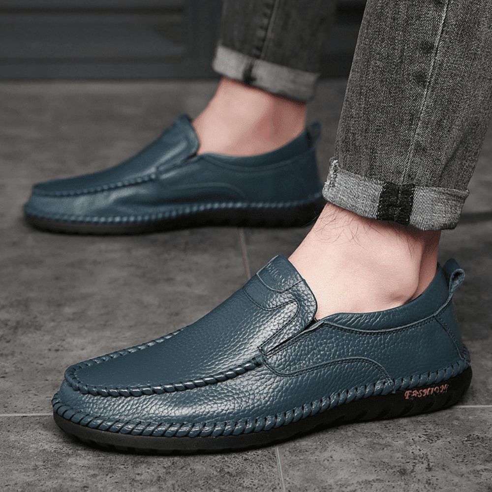 Mocasín de cuero premium Forth para hombre