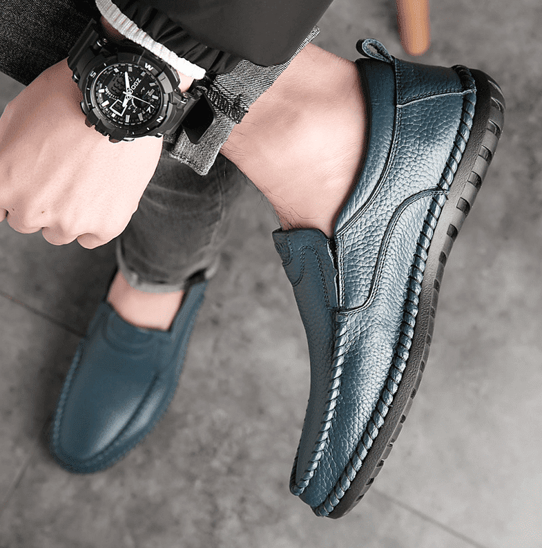 Mocasín de cuero premium Forth para hombre