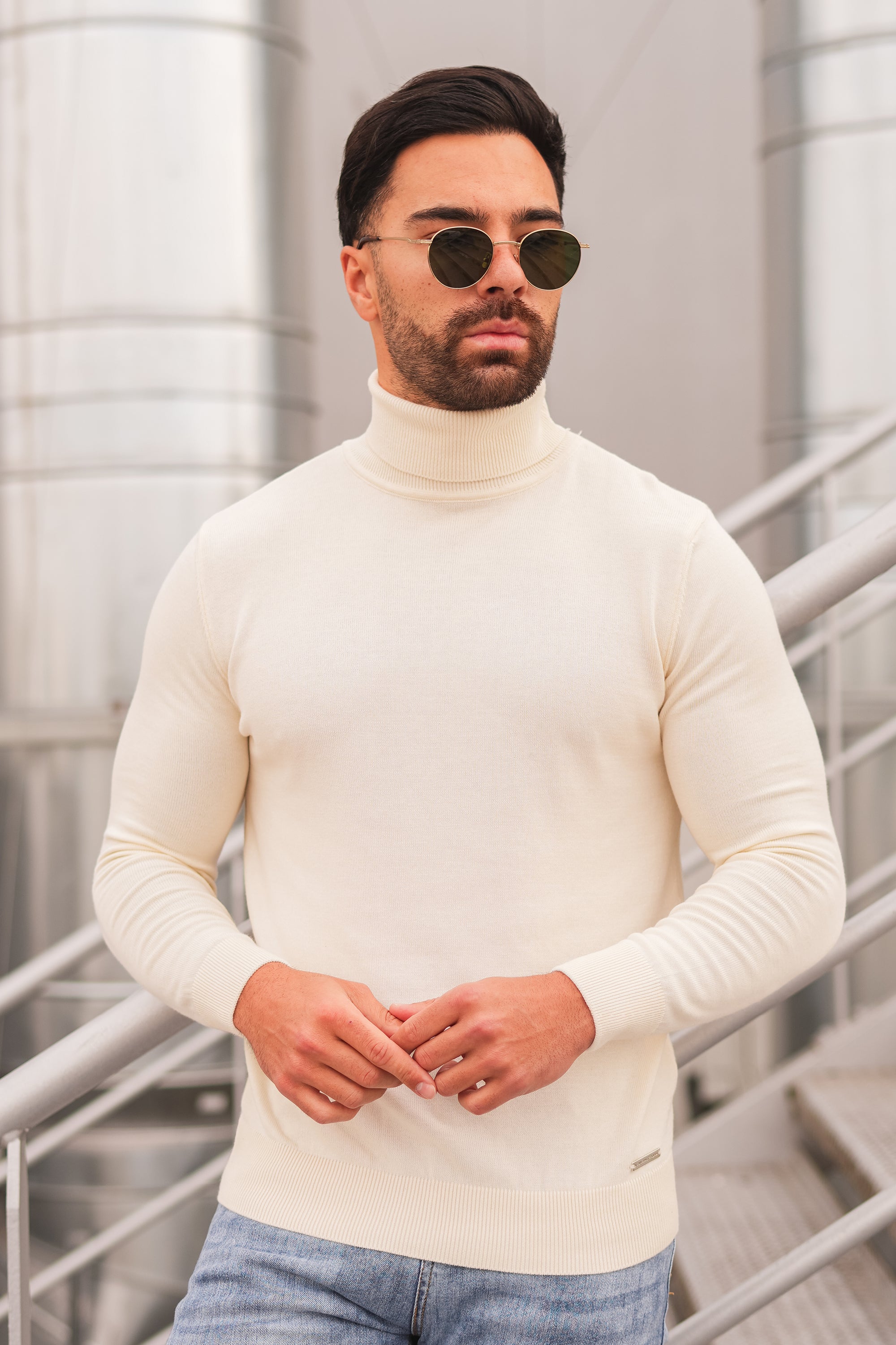Suéter beige para hombre Forth