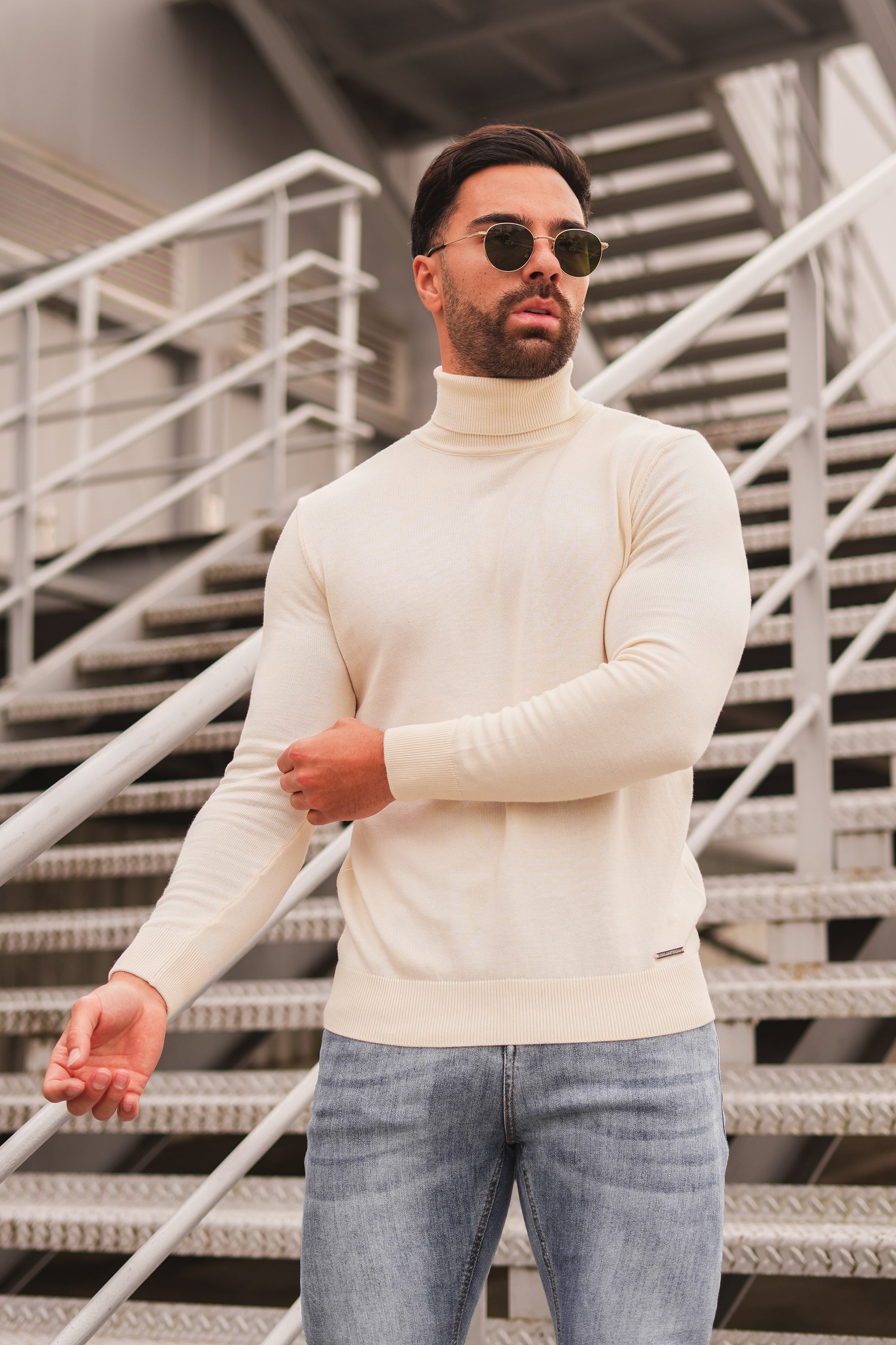 Suéter beige para hombre Forth