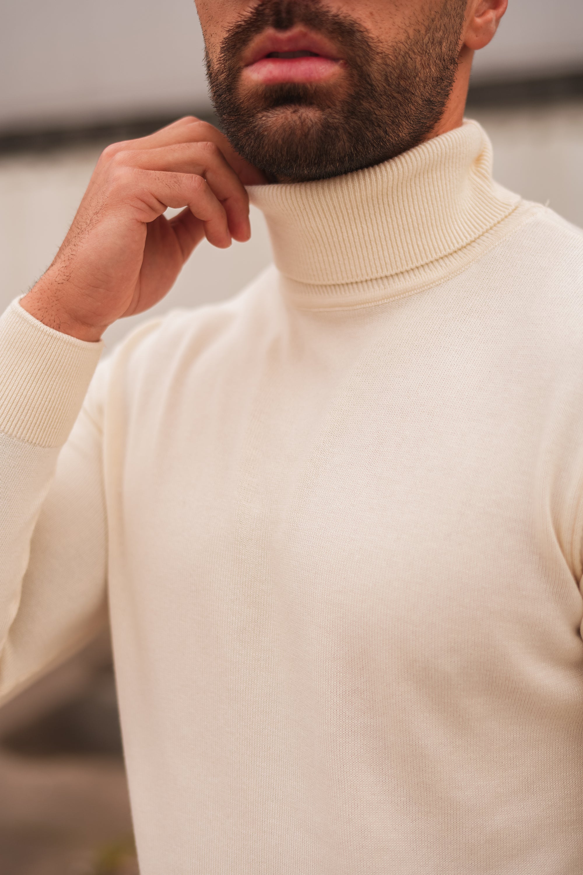 Suéter beige para hombre Forth