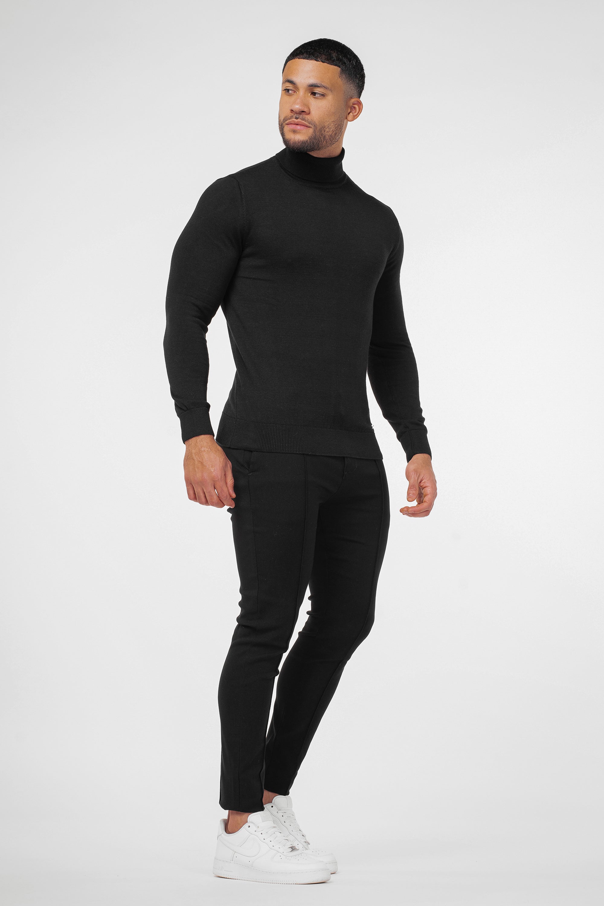 Suéter negro para hombre Forth 