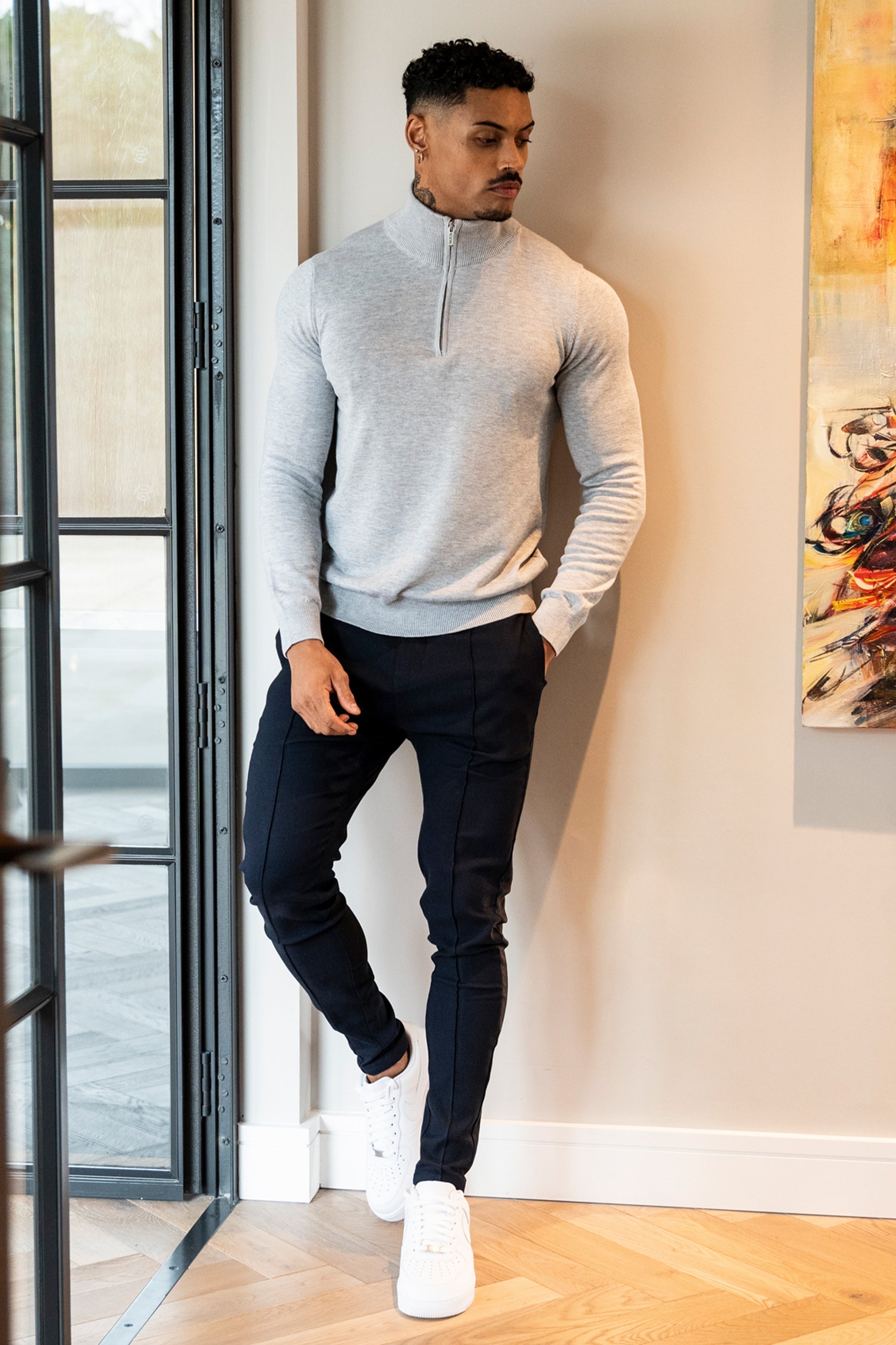 Suéter Santorini Forth para hombre gris