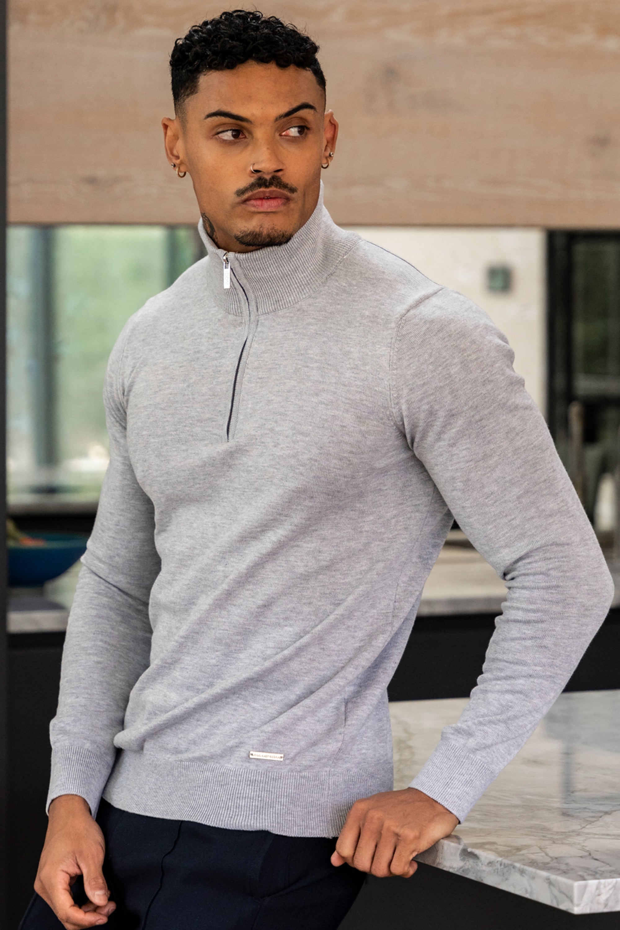 Suéter Santorini Forth para hombre gris