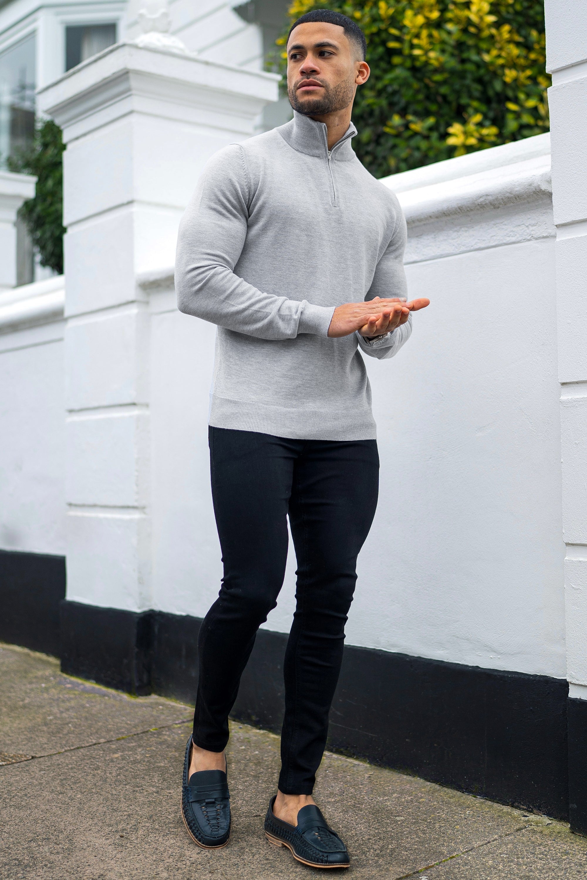 Suéter Santorini Forth para hombre gris