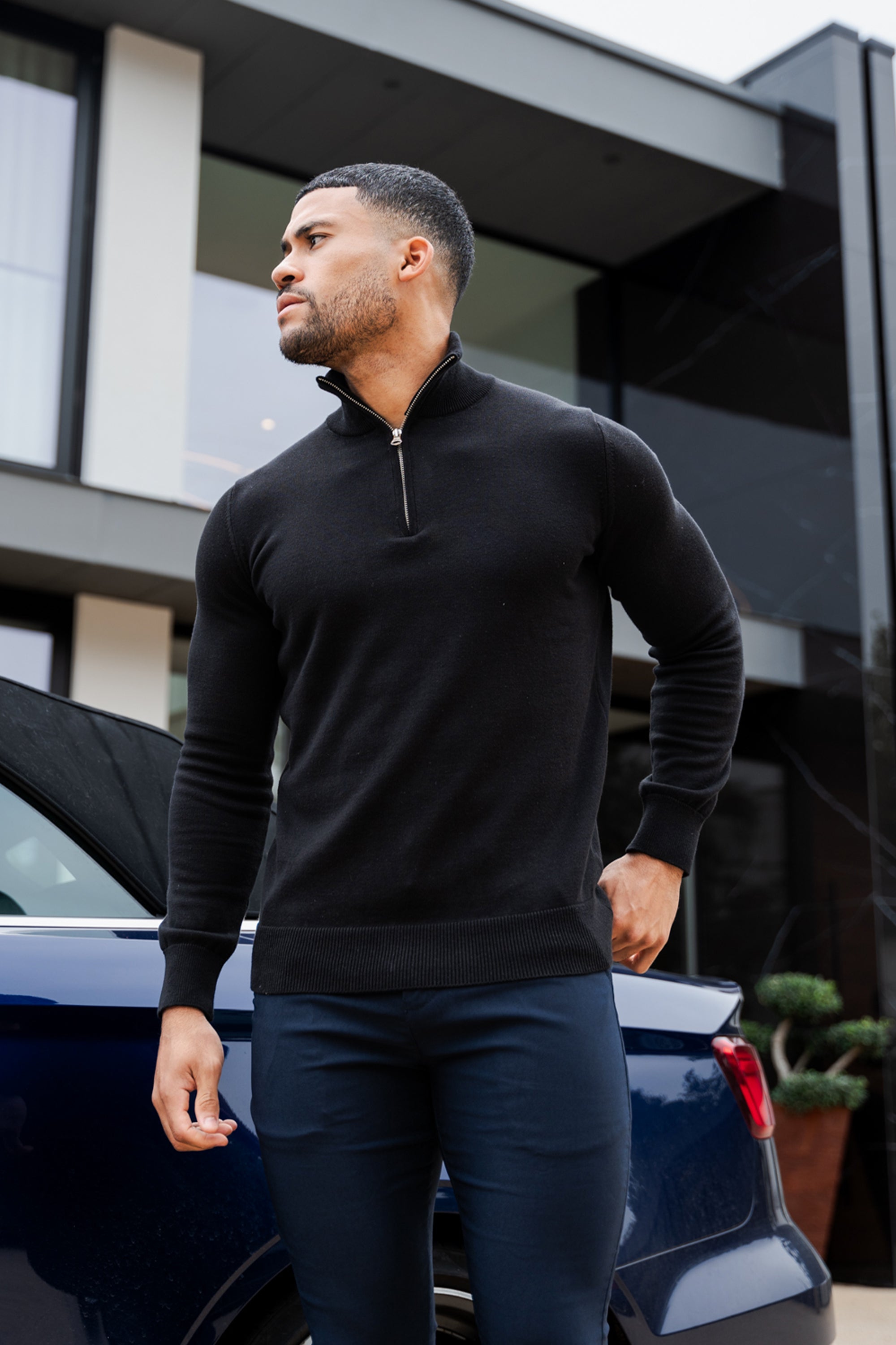 Santorini Forth Men's Sweater Black