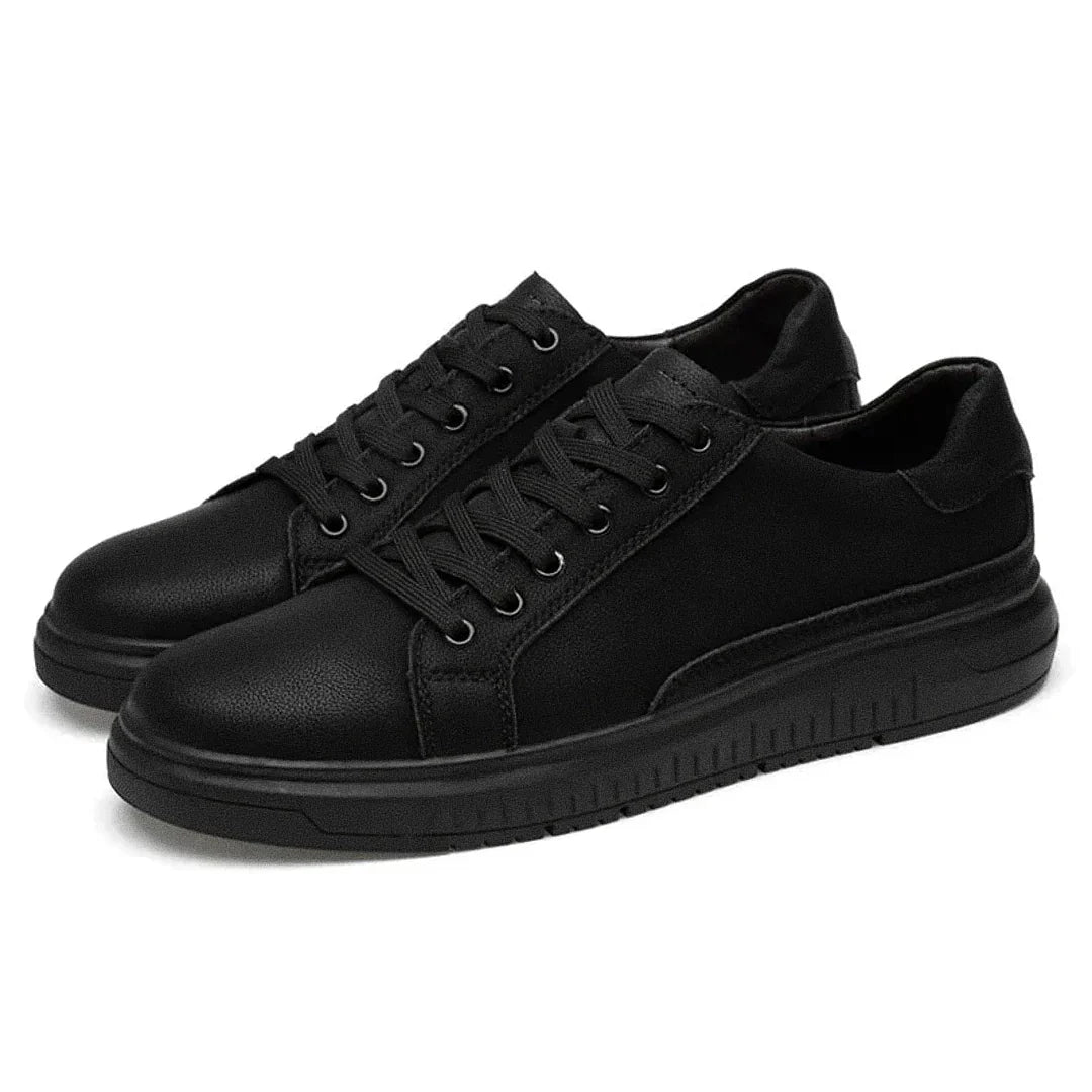 Zapatillas Forth de cuero negro para hombre