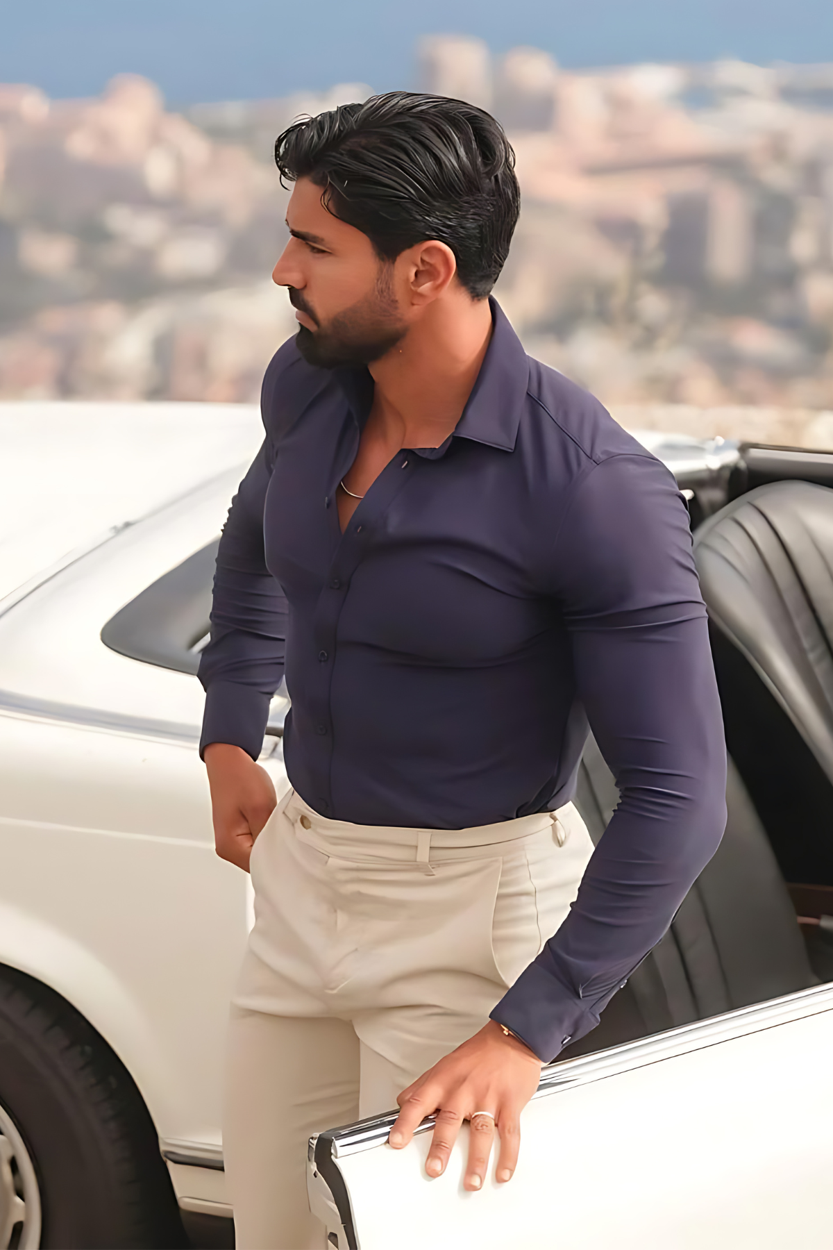 Camisa de vestir de malla Forth Ice