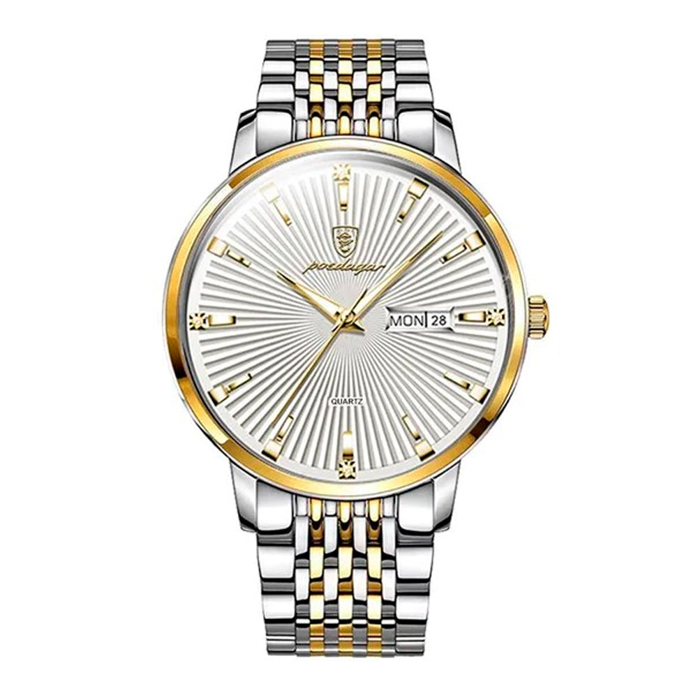 Reloj Poedagar Tempus para hombre | Pulsera de acero