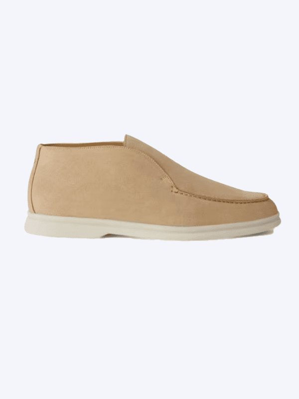 Mocasín de ante beige para hombre Elegance Forth 