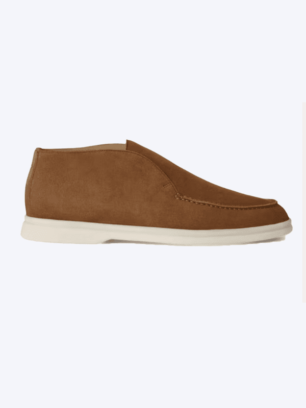 Mocasín de ante Elegance Forth para hombre color caramelo 