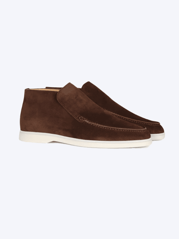 Mocasines de ante marrón Elegance Forth para hombre 
