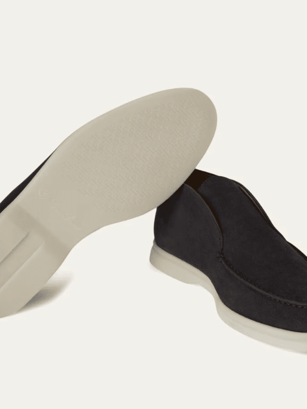 Mocasines de ante negros Elegance Forth para hombre 