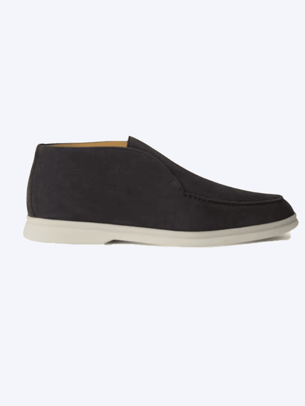 Mocasines de ante negros Elegance Forth para hombre 