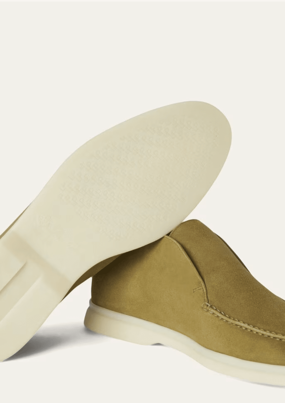 Mocasín Elegance Forth de ante color oliva para hombre 