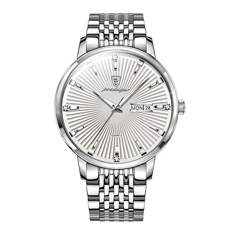 Reloj Poedagar Tempus para hombre | Pulsera de acero
