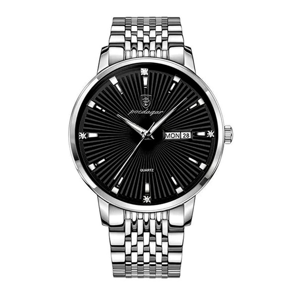 Reloj Poedagar Tempus para hombre | Pulsera de acero