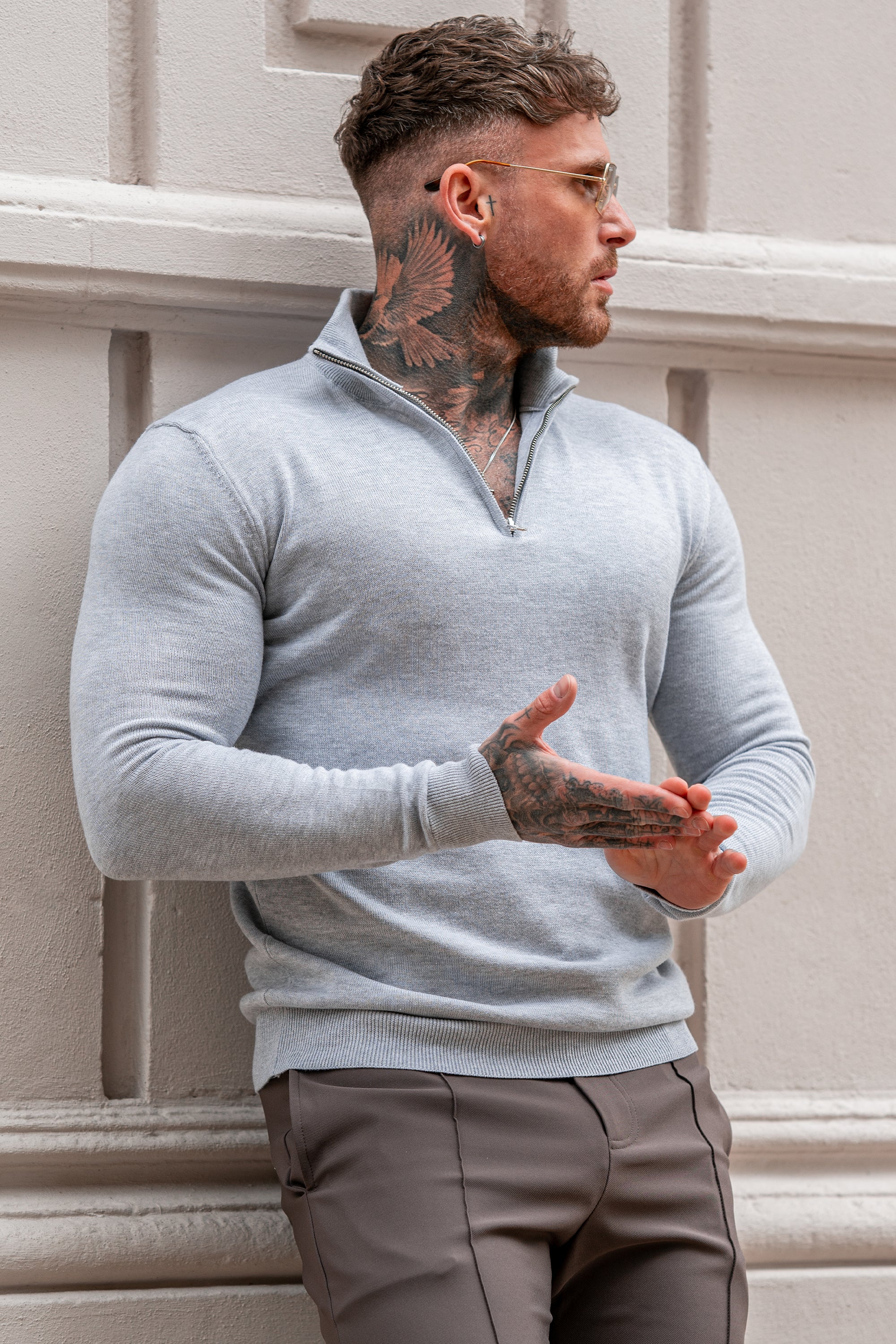 Suéter de punto de merino de cuello alto Forth